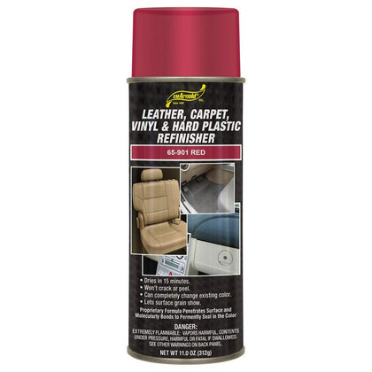 Stayfree S.M. Arnold red can front view showing label and professional finish benefit