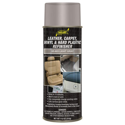 Stayfree can front label showing product and finish benefit