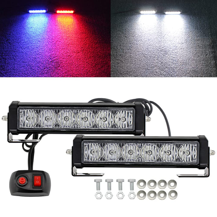 STDYSUN front view strobe bar showing compact design and high visibility
