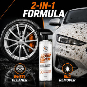 STEALTH GARAGE cleaning a tire sidewall to remove browning and grime