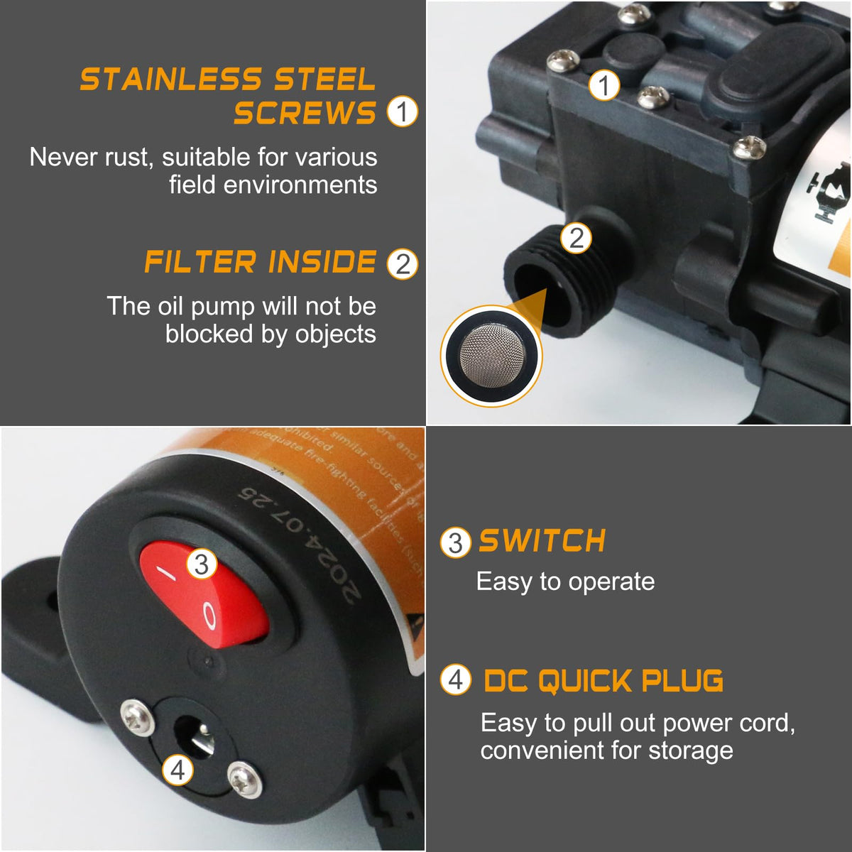 steauty switch and label detail showing clear controls and product information