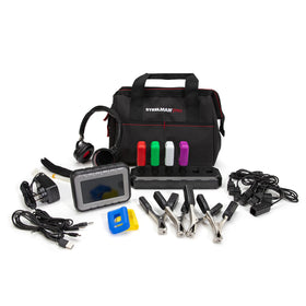 steelman pro transmitters mounted in a car showing secure placement during tests