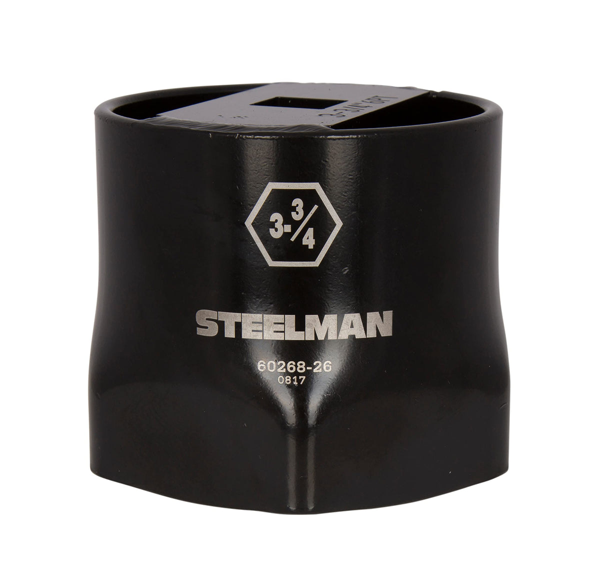 Steelman front view of socket showing size for accurate fit
