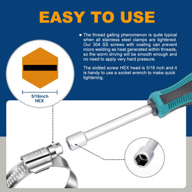 Steelsoft clamps aligned by size to compare 16–27mm range for quick selection