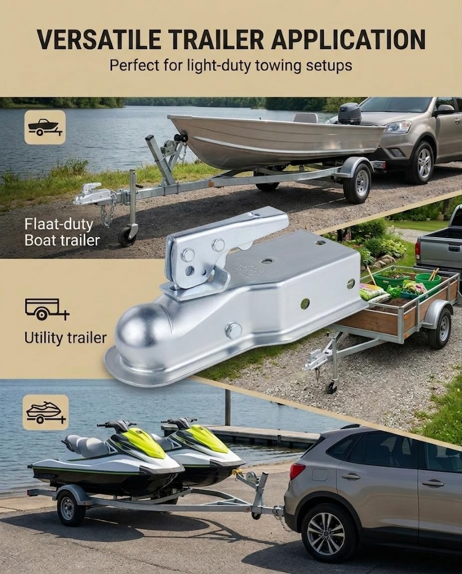 Stegewop 1-7/8-inch ball socket detail offering snug hitch engagement