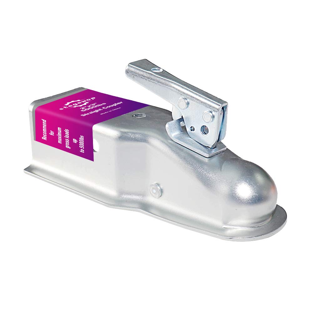 Stegewop front view of coupler showing secure hitch connection benefit