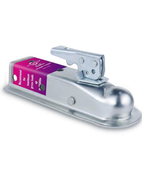 Stegewop front view showing 2" ball socket and secure fit benefit