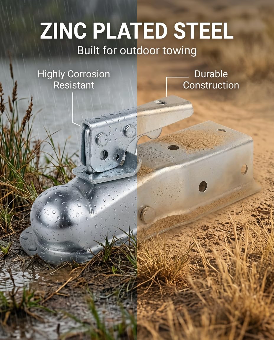 Stegewop zinc plated finish close detail resisting rust and corrosion