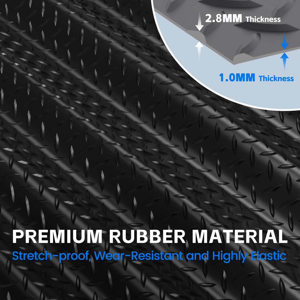 StellarStar mat installed in garage providing full-floor protection