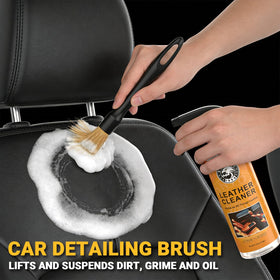 Stemni before and after car seat comparison restoring color and texture