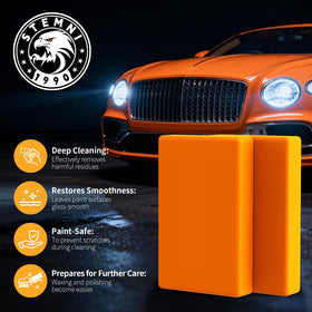 Stemni clay bar close-up revealing texture for effective contaminant removal