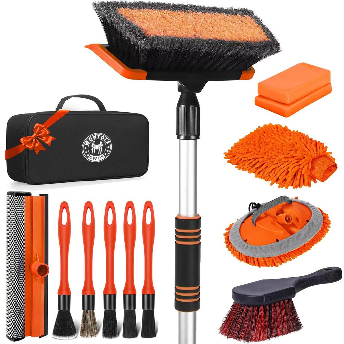 Stemni full kit laid out showing all included car wash tools benefits efficient cleaning