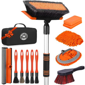 Stemni full kit laid out showing all included car wash tools benefits efficient cleaning