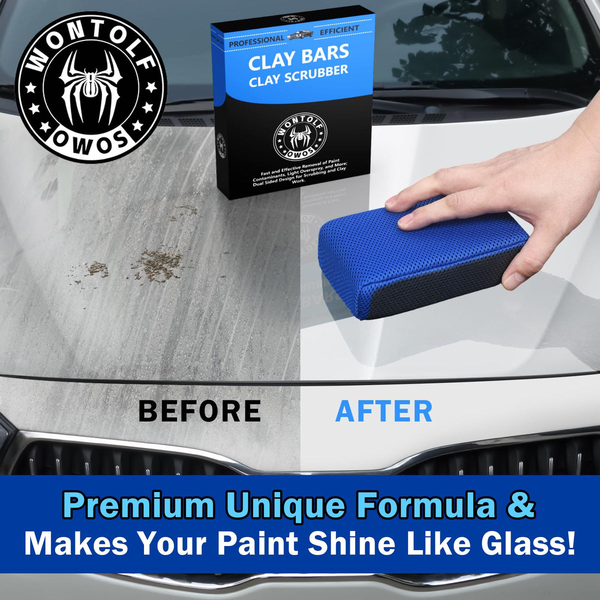 Stemni two mitts staged with car supplies suggesting cost-effective detailing