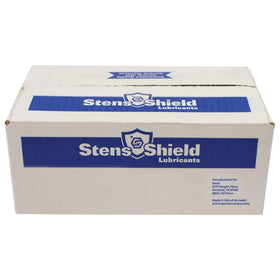 Stens shrink-wrapped case of twenty-four bottles ready for bulk storage and transport