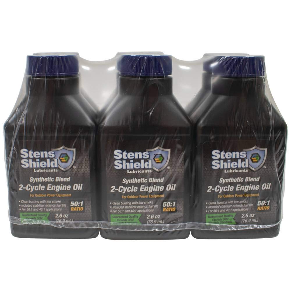 Stens bottle beside a one-gallon container demonstrating 50:1 mix yield for convenience