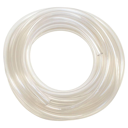 Stens clear PVC fuel line front view showing product and benefits