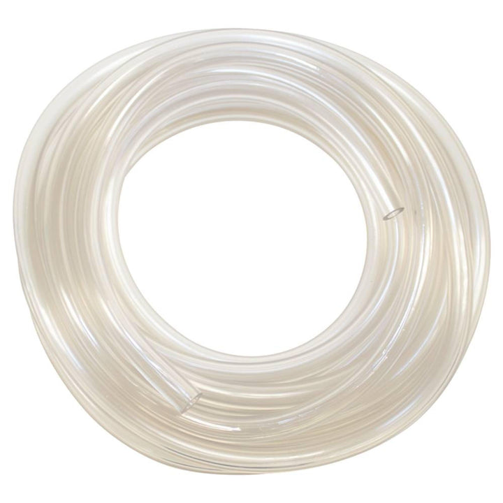 Stens clear PVC fuel line front view showing product and benefits