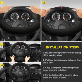 SthExtra in car interior lifestyle shot illustrating cooler, cleaner steering