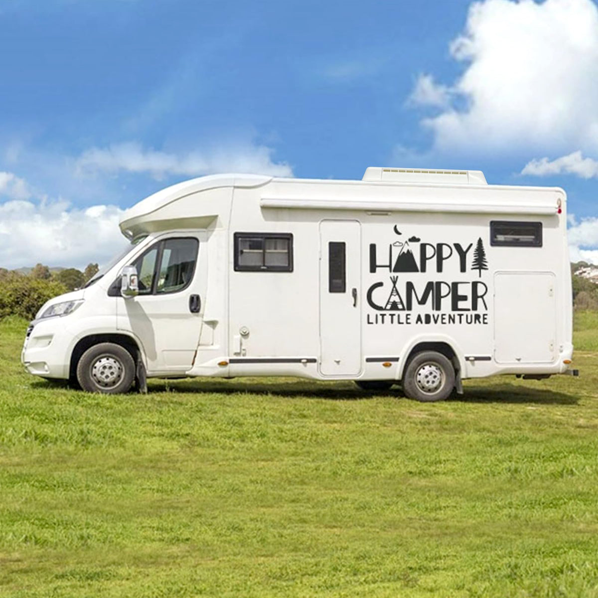 Sthovd vent cover on RV in outdoor setting showing improved appearance benefit
