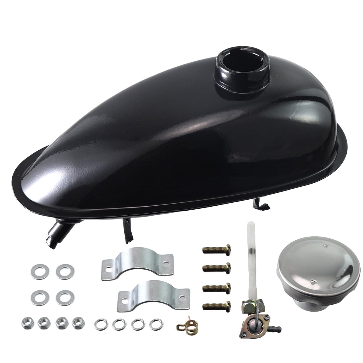 sthus front view fuel tank showing shape and mounting benefits