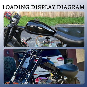 sthus installed on a motorized bicycle showing fit and function
