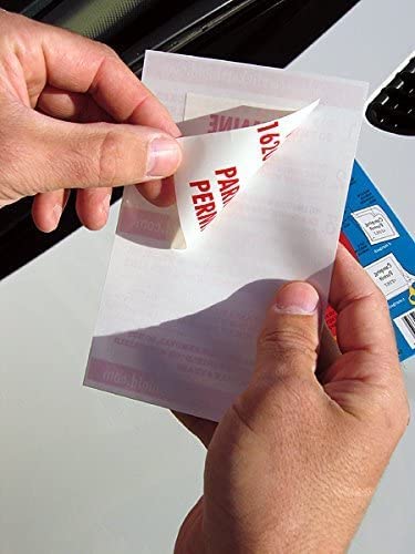 STICKER SHIELD peeling off cleanly showing easy sticker removal