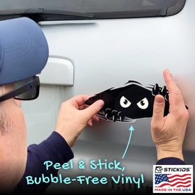 Stickios decals applied on vehicle creating eye-catching roadside appeal