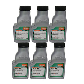 STIHL front view of 2.6 oz six-pack showing durable packaging and storage benefit