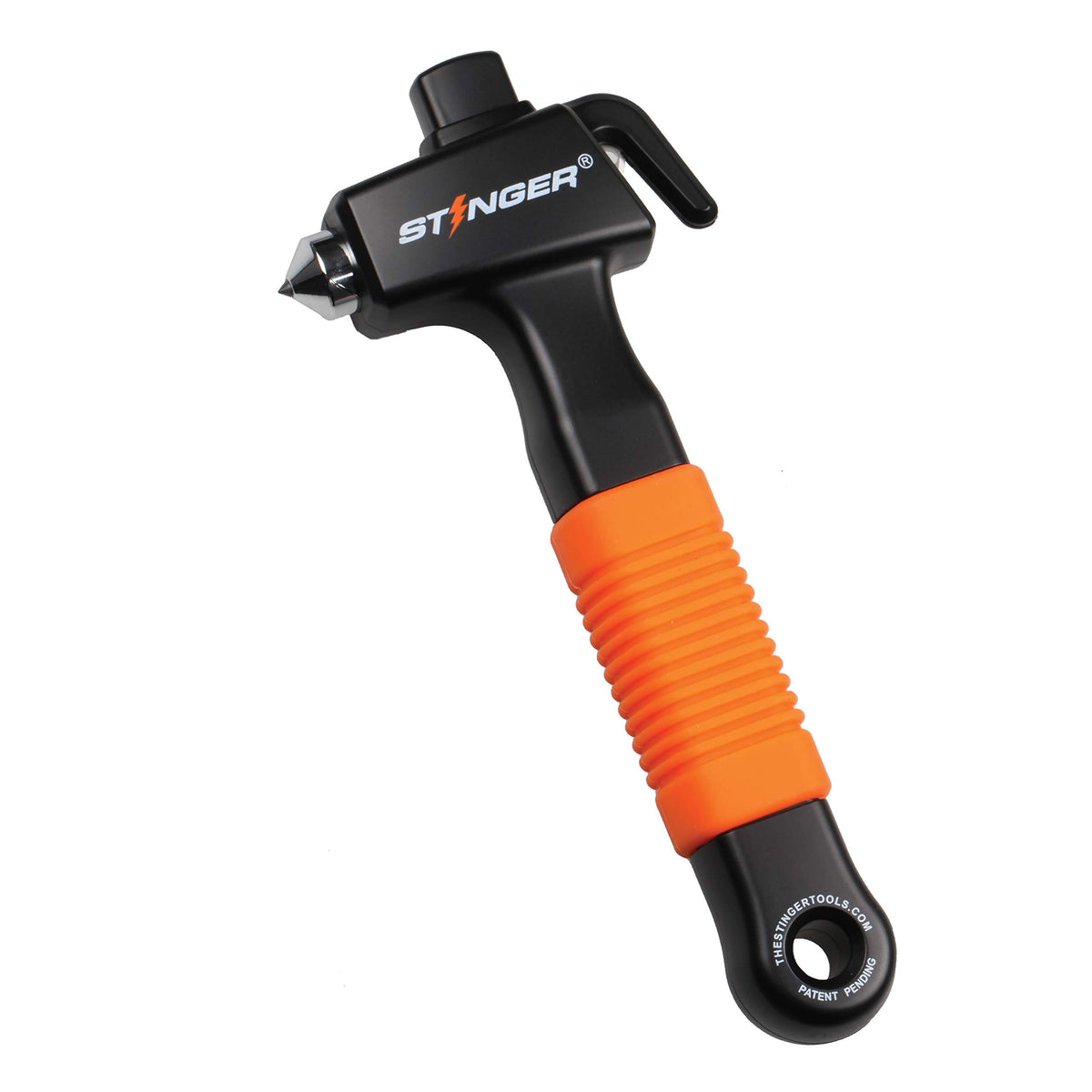 Stinger front view orange tool showing full design and easy grab benefit