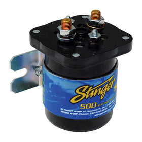 STINGER front view of relay showing robust contacts and mounting for reliable power transfer