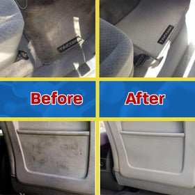 STINGRAY INSTANT SPOT REMOVER before and after carpet image showing visible stain removal