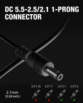 stio cable detail with 18AWG copper for efficient power delivery
