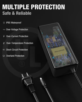 stio specs label displaying voltage and ETL certification for safety