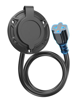 stio front inlet faceplate showing flush mount and flange for easy installation