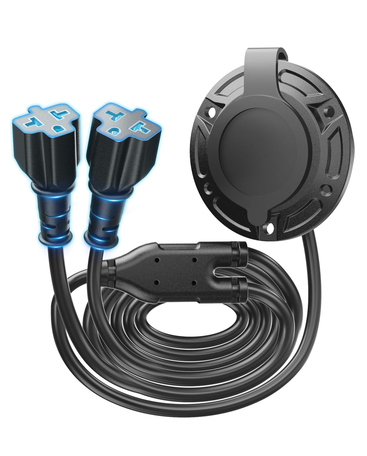 stio front panel inlet showing weatherproof design and easy access