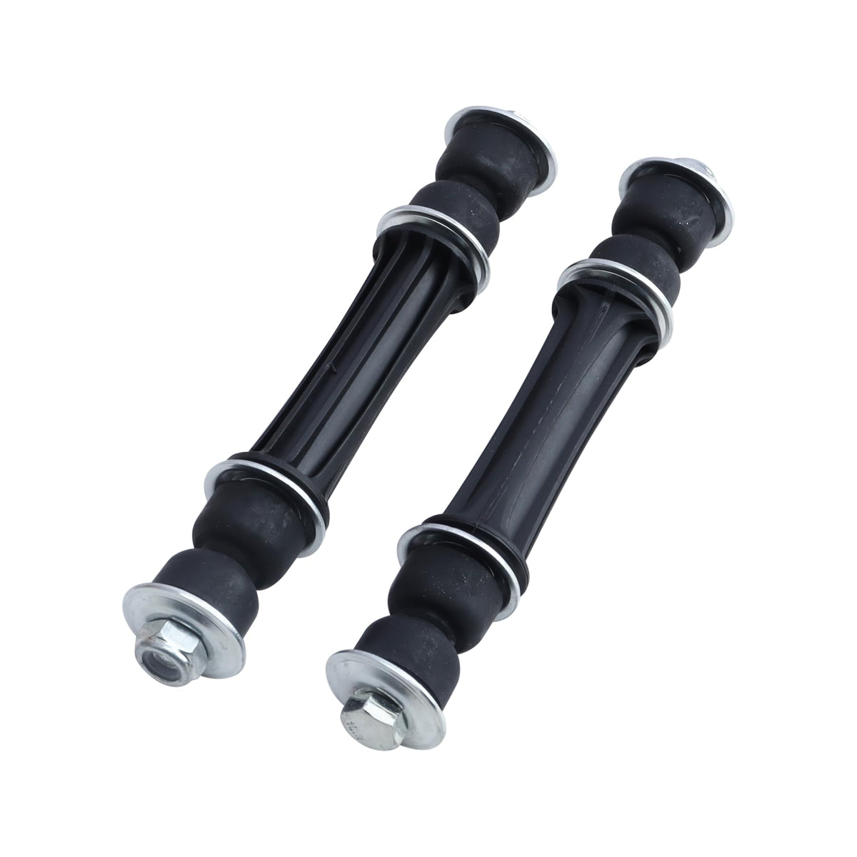 Stiueoav front sway bar link on packaging showing brand and fitment benefits