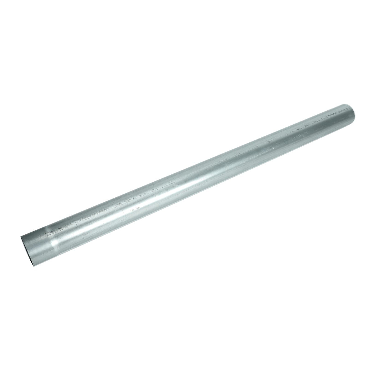 STMGW front view of galvanized 3-inch 4ft exhaust pipe showing durable finish and fit