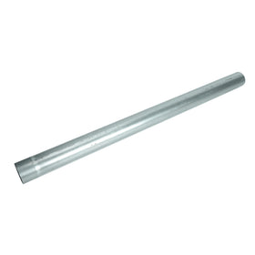STMGW front view of galvanized 3-inch 4ft exhaust pipe showing durable finish and fit