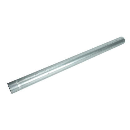 STMGW front view of galvanized 3-inch 4ft exhaust pipe showing durable finish and fit