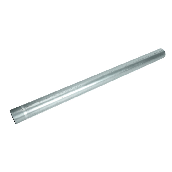 STMGW front view of galvanized 3-inch 4ft exhaust pipe showing durable finish and fit
