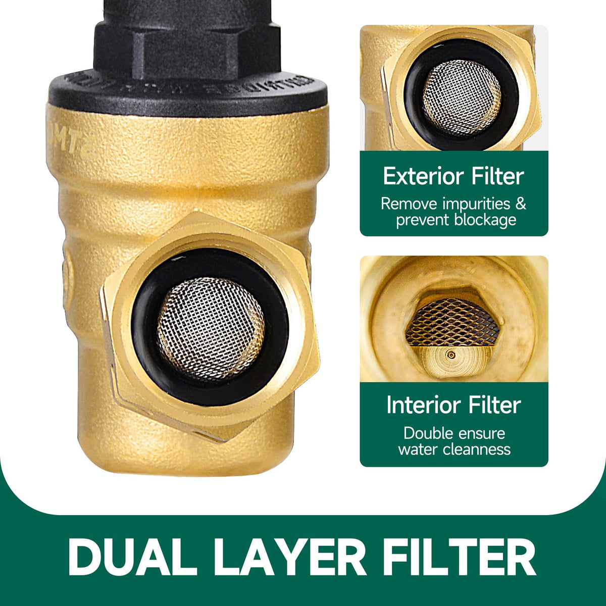STMOUTUO accessory kit with filters tape and screwdriver for easy installation