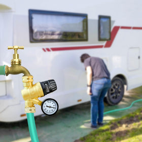 STMOUTUO pressure gauge detail for accurate PSI reading benefit