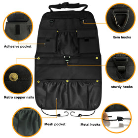 STOLCA mesh pocket detail showing visibility of contents and quick access benefit