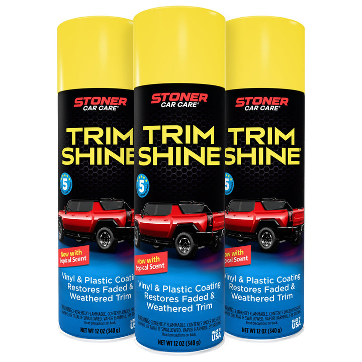 Stoner Car Care front can showing label and spray nozzle benefit: clear identification