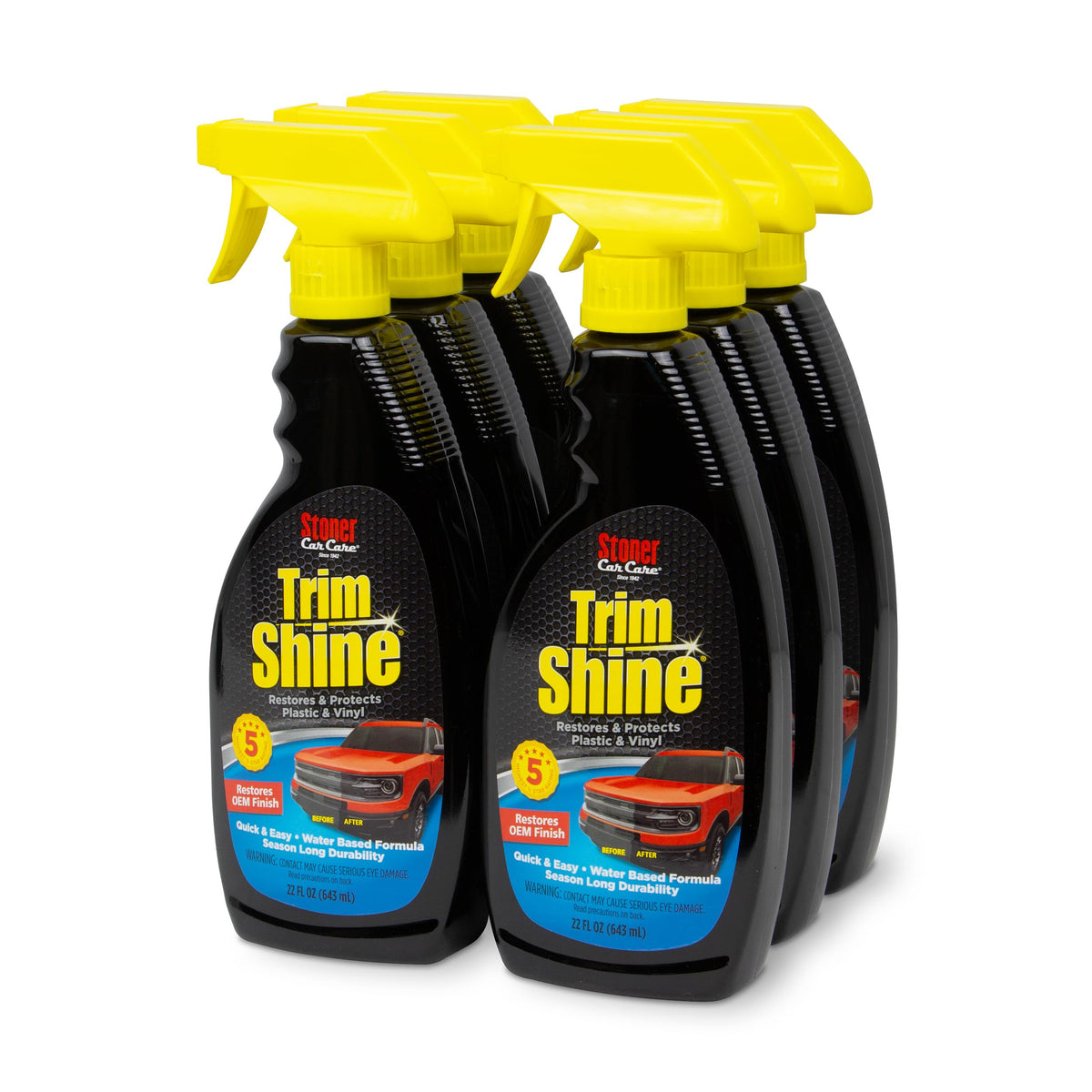 Stoner Car Care front packaging showing product and label benefit