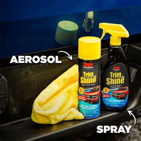 Stoner Car Care six-pack on workbench for professional-ready supply
