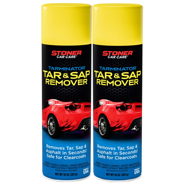Stoner Car Care Tarminator front can showing product packaging and size benefits
