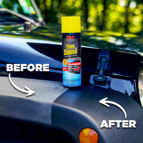Stoner Car Care close-up of vinyl texture showing natural restoration