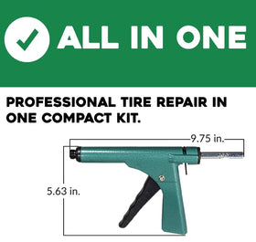 Stop & Go 1085 applied to a motorcycle tire demonstrating compact portability
